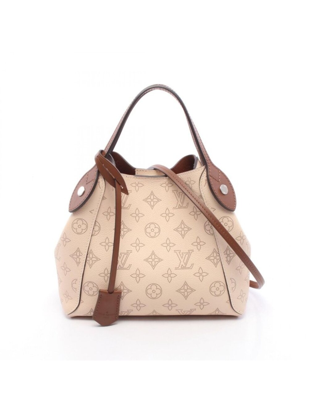 Louis Vuitton Handbag Hina PM Mahina Cream 2-Way Leather